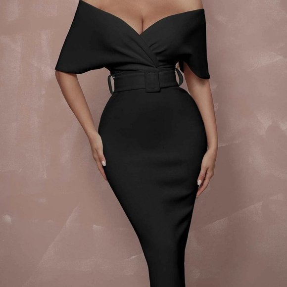 . Dresses & Skirts - Black Chic Womens bodycon Dress
